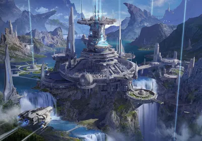 Futuristic Sci City Wallpaper 4K, World category