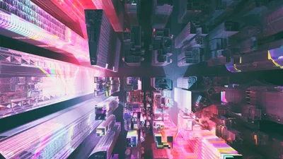 Futuristic Neon Lit Sci World Wallpaper 4K 3200x1800 Futuristic, Hd, Desktop, Wallpaper, Featuring, A, Neon-lit, Sci-fi, Cityscape, Vibrant, Colors, Towering, White, Ultrawide, QHD