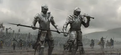 Bold Two Wallpaper Fantasy Wallpaper 4K 4000x1818 Hd, Desktop, Wallpaper, Featuring, Two, Fantasy, Warriors, In, Full, Armor, One, Holding, Gray, Ultrawide, 4K