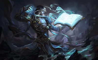 Dark Fantasy Wallpaper Fantasy Wallpaper 4K 1500x928 A, Fantasy, Sorcerer, Conjures, Magic, From, An, Open, Book, Surrounded, Ethereal, Spirits, White, Ultrawide