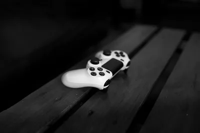 White Sony Dualshock Wallpaper 4K, Games category
