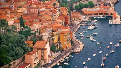 Moody France Wallpaper World Wallpaper 4K 1920x1080 France, Man, Made, City, Villefranche-sur-mer, Hd, Desktop, Wallpaper, Orange, Gray, Ultrawide, Full HD