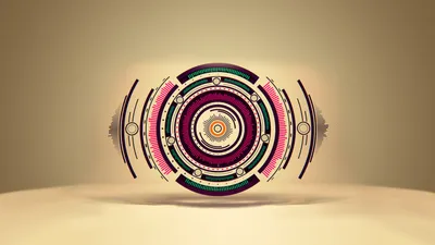 Dreamy Abstract Wallpaper Abstract Wallpaper 4K 1920x1080 Abstract, Geometric, Design, In, Vivid, Colors, Displayed, As, High-definition, Desktop, Balanced, Circular, White, Ultrawide, Full HD
