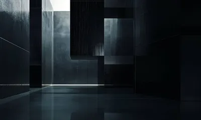 Magnificent Futuristic Dark Architectural Black/Dark Wallpaper 4K 2208x1314 Full HD, Ultrawide