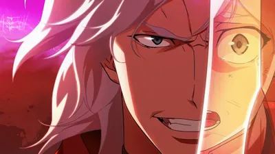 Anime Wallpaper 3838x2158 Abstract Wallpaper 4K 3838x2158 Close-up, Split-face, White-haired, Ultrawide, QHD