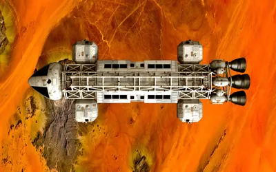 Sci Depicting Nasa Man Spacecraft Space Wallpaper 4K 1920x1200 Hd, Sci-fi, Desktop, Wallpaper, Depicting, A, Nasa, Man-made, Spacecraft, Orbiting, Vibrant, Orange, Brown, Ultrawide, Full HD
