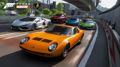 Forza Horizon Orange Classic Sports Cars Wallpaper 4K 3838x2158 Ultrawide, QHD