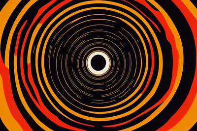 Portal Oblivion Abstract Abstract Wallpaper 4K 2304x1536 Portal, To, Oblivion, Black, Orange, Red, Landscape, Full HD