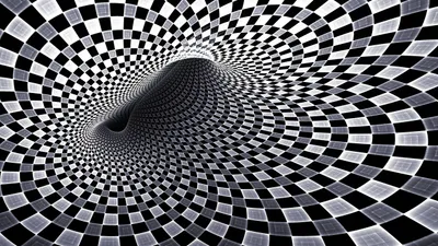 Dreamy Abstract Wallpaper Abstract Wallpaper 4K 2560x1440 Abstract, Black, And, White, Checkered, Pattern, Creating, A, Swirling, Vortex, Effect, Designed, Gray, Ultrawide, QHD