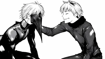 Tokyo Ghoul Monochrome Abstract Wallpaper 4K 5330x2998 Manga-style, Ultrawide, 4k