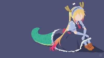Minimalist Vector Tohru Miss Kobayashi Minimal Wallpaper 4K 1920x1080 Minimalist, Vector, Tohru, (miss, Kobayashi's, Dragon, Maid), Anime, Kobayashi, 039, Brown, Ultrawide, Full HD