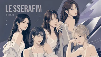 Vivid Stylized Wallpaper Abstract Wallpaper 4K 3840x2160 4K, Ultra, Hd, Pc, Desktop, Wallpaper, Stylized, Illustration, Five, Women, White, Outfits, Gray, Ultrawide
