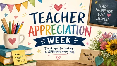 Teacher Appreciation Week Abstract Wallpaper 4K 3838x2158 Week, Ultrawide, QHD