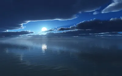 Serene Ocean Blue Sky Scattered Nature Wallpaper 4K 2560x1600 Hd, Desktop, Wallpaper, Featuring, A, Serene, Ocean, Under, Stunning, Blue, Sky, Scattered, Brown, Ultrawide, QHD