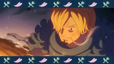 Anime One Piece Sanji Abstract Wallpaper 4K 4094x2302 Close-up, Fur-lined, Coat, Ultrawide, 4k