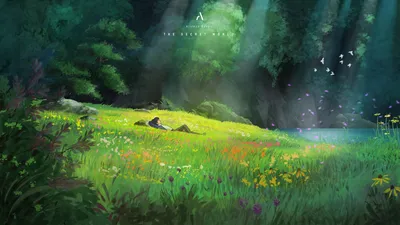Sleek Anime Wallpaper Nature Wallpaper 4K 1920x1080 Anime, Hd, Wallpaper, Featuring, A, Serene, Nature, Scene, Lush, Field, Vibrant, Flowers, Brown, Pink, Ultrawide, Full HD
