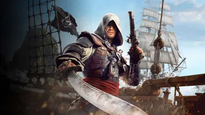Assassin Creed Black Flag Black/Dark Wallpaper 4K 3838x2158 Ultrawide, QHD