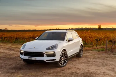 White Cayenne Suv Dirt Scenic Nature Wallpaper 4K 4000x2667 White, Porsche, Cayenne, Suv, Parked, On, A, Dirt, Road, Scenic, Sunset, Autumn, Gray, Landscape, 4K