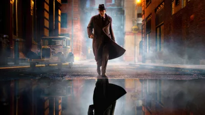 General Wallpaper 3838x2158 Black/Dark Wallpaper 4K 3838x2158 Spider-man, Noir, Trench-coated, Fedora-clad, Ultrawide, QHD