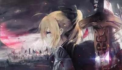 Saber Blonde Woman Warrior Black/Dark Wallpaper 4K 4960x2880 Hd, Desktop, Wallpaper, Featuring, Saber, A, Blonde, Woman, Warrior, Anime, Fate, Stay, White, Gray, Ultrawide, 4k
