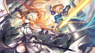 Artoria Pendragon Jeanne Arc Wallpaper 4K, Abstract category