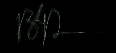 Misty Generative Wallpaper Black/Dark Wallpaper 4K 1903x867 Generative, Abstract, Flow, Hd, Pc, Desktop, Wallpaper, Delicate, Green, Luminous, Ribbons, Sweep, Black, Ultrawide
