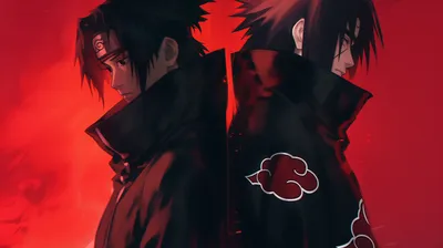 Sasuke Itachi Uchiha Black/Dark Wallpaper 4K 3838x2150 Back-to-back, Ultrawide, QHD