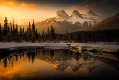 Golden Hour Mountain Peaks Nature Wallpaper 4K 5118x3411 Hour, Ultrawide, 4k