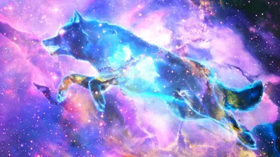 Crisp Glowing Wallpaper Space Wallpaper 4K 2560x1440 Hd, Desktop, Wallpaper, Featuring, A, Glowing, Ethereal, Wolf-shaped, Nebula, Against, Vibrant, Cosmic, White, Ultrawide, QHD