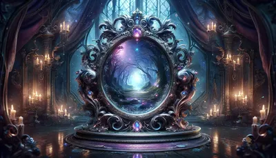 Serene Ornate Wallpaper Wallpaper 4K, Fantasy category