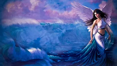 Bold Fantasy Wallpaper Nature Wallpaper 4K 1920x1080 A, Stunning, Fantasy, Wallpaper, Featuring, An, Angel, With, Flowing, Hair, Large, Wings, Pink, Red, Ultrawide, Full HD