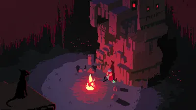 Hyper Light Drifter Pixelated Wallpaper 4K, Abstract category