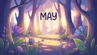 Whimsical May Forest Nature Wallpaper 4K 5118x2878 Blue, Ultrawide, 4k