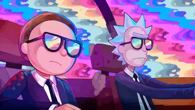 Morty Smith Rick Sanchez Show Wallpaper 4K, Abstract category