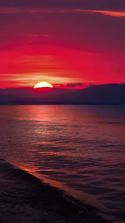 Sunset Cave Nature Nature Wallpaper 4K 950x1689 Brown