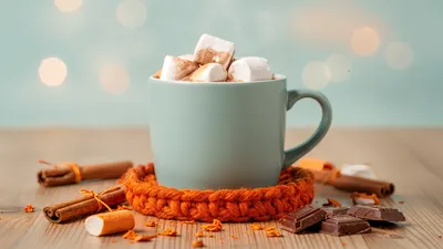Steaming Mug Hot Abstract Wallpaper 4K 4606x2590 Ultrawide, 4k