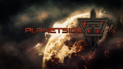 Planetside Logo Dramatic Cosmic Backdrop Space Wallpaper 4K 1920x1080 Hd, Desktop, Wallpaper, Featuring, The, Planetside, 2, Logo, Set, Against, Dramatic, Cosmic, White, Ultrawide, Full HD