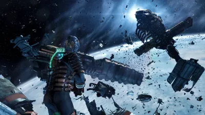 Isaac Clarke Dead Space Wallpaper 4K 1920x1080 Hd, Wallpaper, Featuring, Isaac, Clarke, From, Dead, Space, Amidst, Debris, Under, Cosmic, Gray, Ultrawide, Full HD