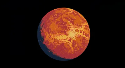 Bold Vibrant Wallpaper Space Wallpaper 4K 4544x2472 A, Vibrant, 4k, Ultra, Hd, Wallpaper, Depicting, Venus, Showcasing, Orange, Yellow, Hues, Brown, Red, Ultrawide