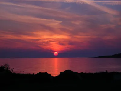 Sunset Symphony Ocean Robert Wallpaper 4K, Nature category