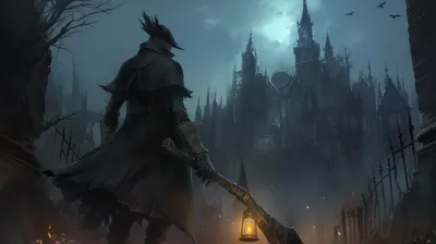Radiant Dark Wallpaper Games Wallpaper 4K 2912x1632 A, Dark, And, Atmospheric, Hd, Wallpaper, From, The, Video, Game, Bloodborne, Featuring, Gray, Ultrawide, QHD