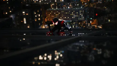 General Wallpaper 3838x2158 Black/Dark Wallpaper 4K 3838x2158 Spider-man, Black-and-red, Suit, Teal, Blue, Ultrawide, QHD