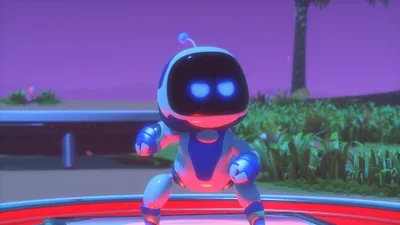 Astro Bot Rescue Games Wallpaper 4K 3838x2158 Blue, Neon, Ultrawide, QHD