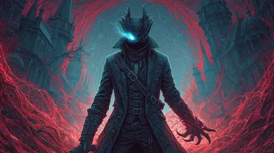 Bloodborne Video Game Games Wallpaper 4K 2942x1646 Blue, Coat, Ultrawide, QHD