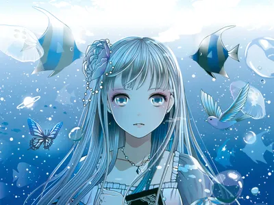 Epic Anime Wallpaper Animals Wallpaper 4K 2349x1761 Hd, Anime, Wallpaper, Featuring, A, Serene, Girl, Long, Hair, Flower, Accessory, Surrounded, White, Landscape, Full HD