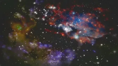 Vibrant Galaxy Nebula Wallpaper 4K, Space category