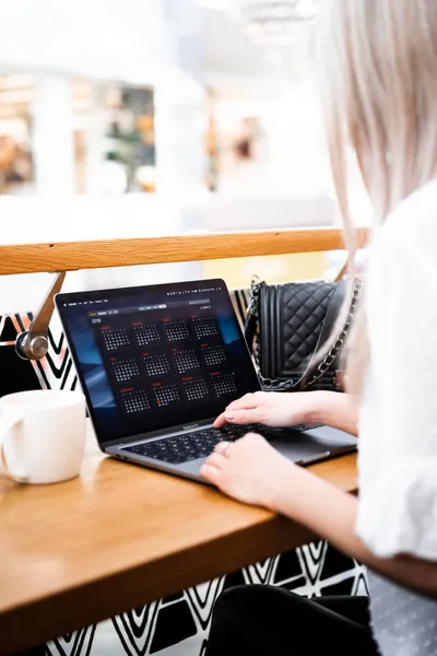 Young Woman Remote Working Abstract Wallpaper 4K 2208x3313 Full HD, Portrait