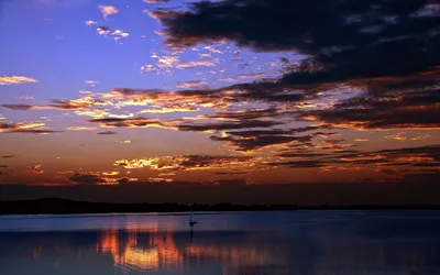 Dark Sunset Wallpaper Wallpaper 4K, Nature category