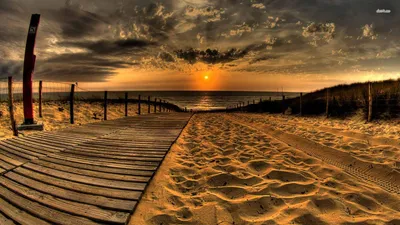 Dark Beach Wallpaper Wallpaper 4K, Nature category