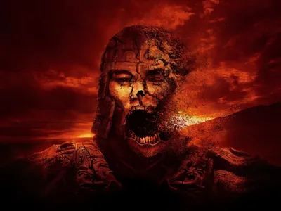 Dramatic Mummy Tomb Wallpaper 4K, Fantasy category
